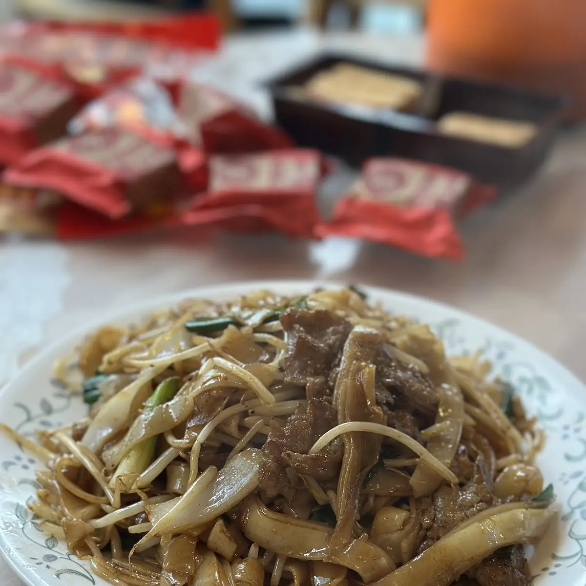 beef chow fun 干炒牛河
